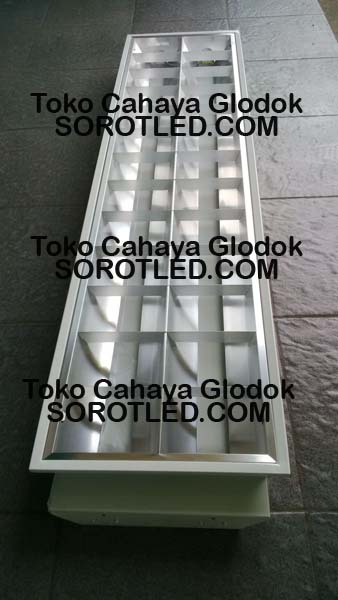 Lampu KAP RM LED 2x20watt 120cm Ekonomis - Toko Cahaya Glodok