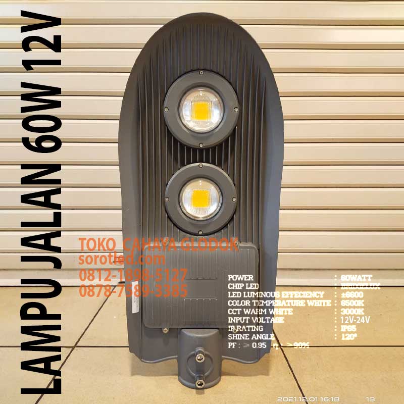 lampu jalan 60w 12v