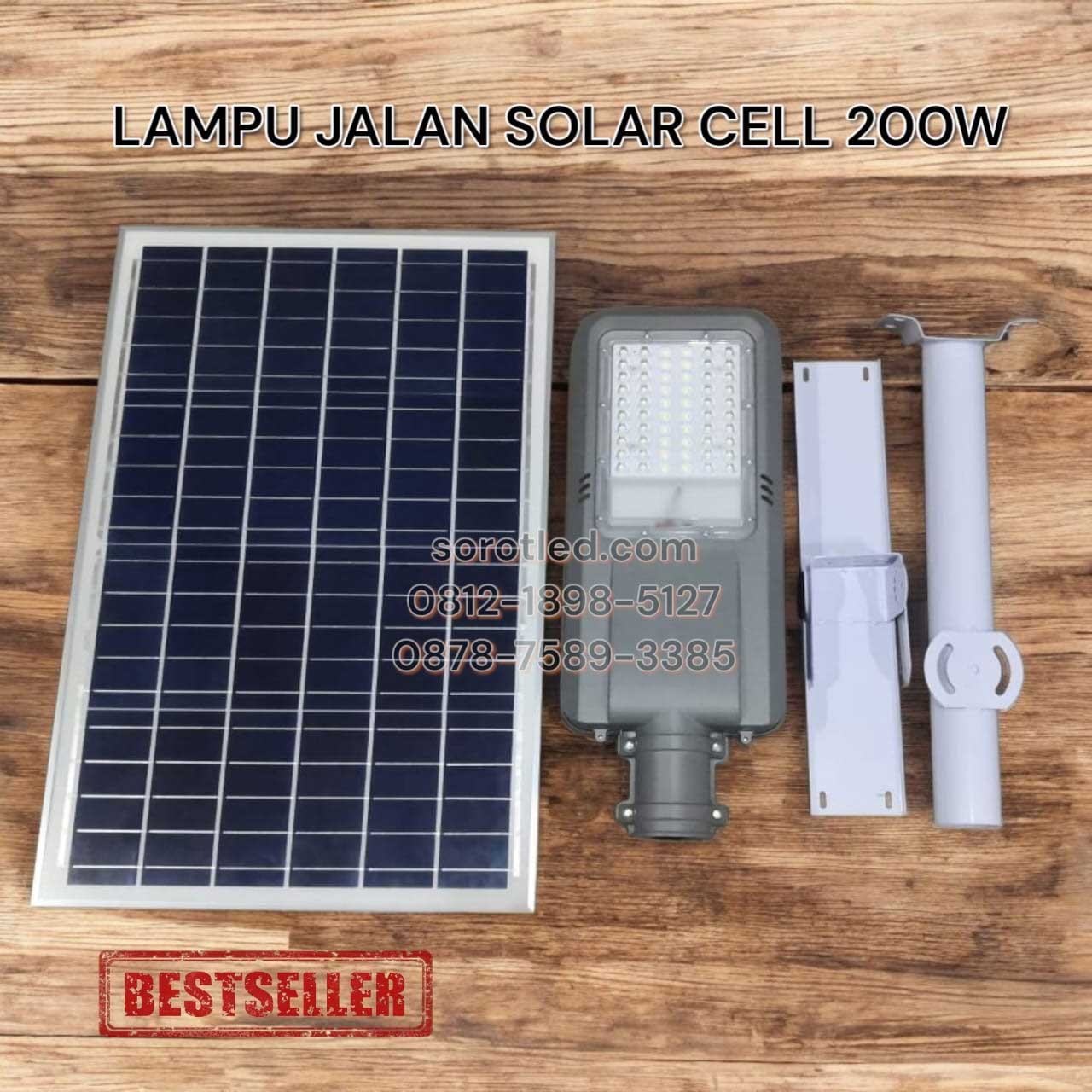 lampu jalan solar sni