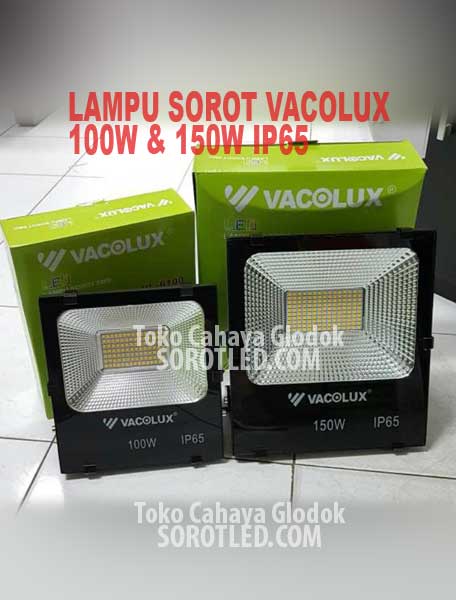 Lampu Sorot Merk Vacolux 100w dan 150w IP65