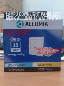 Lampu Panel LED merk Allumia 18 watt