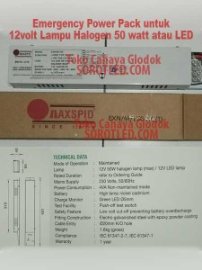 Emergency Power Pack Maxspid EXN-M-150 for Halogen or LED