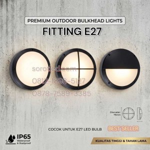 lampu dinding bulkhead ip65 e27