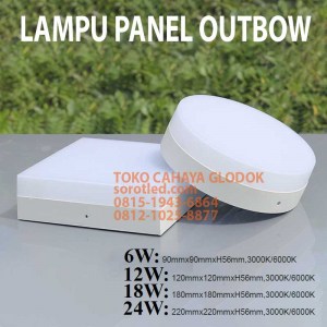 lampu downlight panel outbow