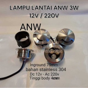 lampu lantai anw 3w