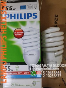 lampu philips helix 55w
