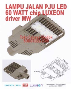 Lampu PJU 60 watt LED chip LUXEON MW Driver