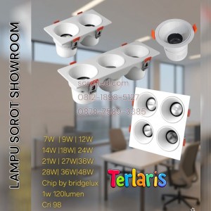 lamp sorot showroom led bridgelux