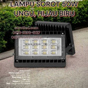 lampu sorot ungu 50w