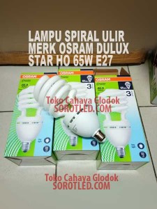 Lampu Osram Spiral Duluxstar HO 65w E27