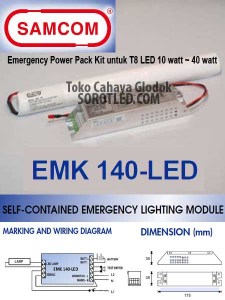 Samcom EMK-140-LED Emergency Module